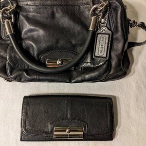 COACH Kristin F22304 Handbag with Matching Kristin Wallet